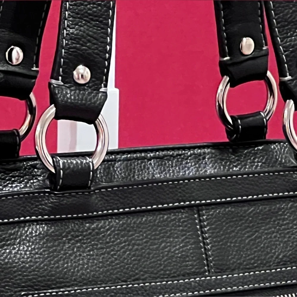 Coach Soft Black Leather Shoulder Bag